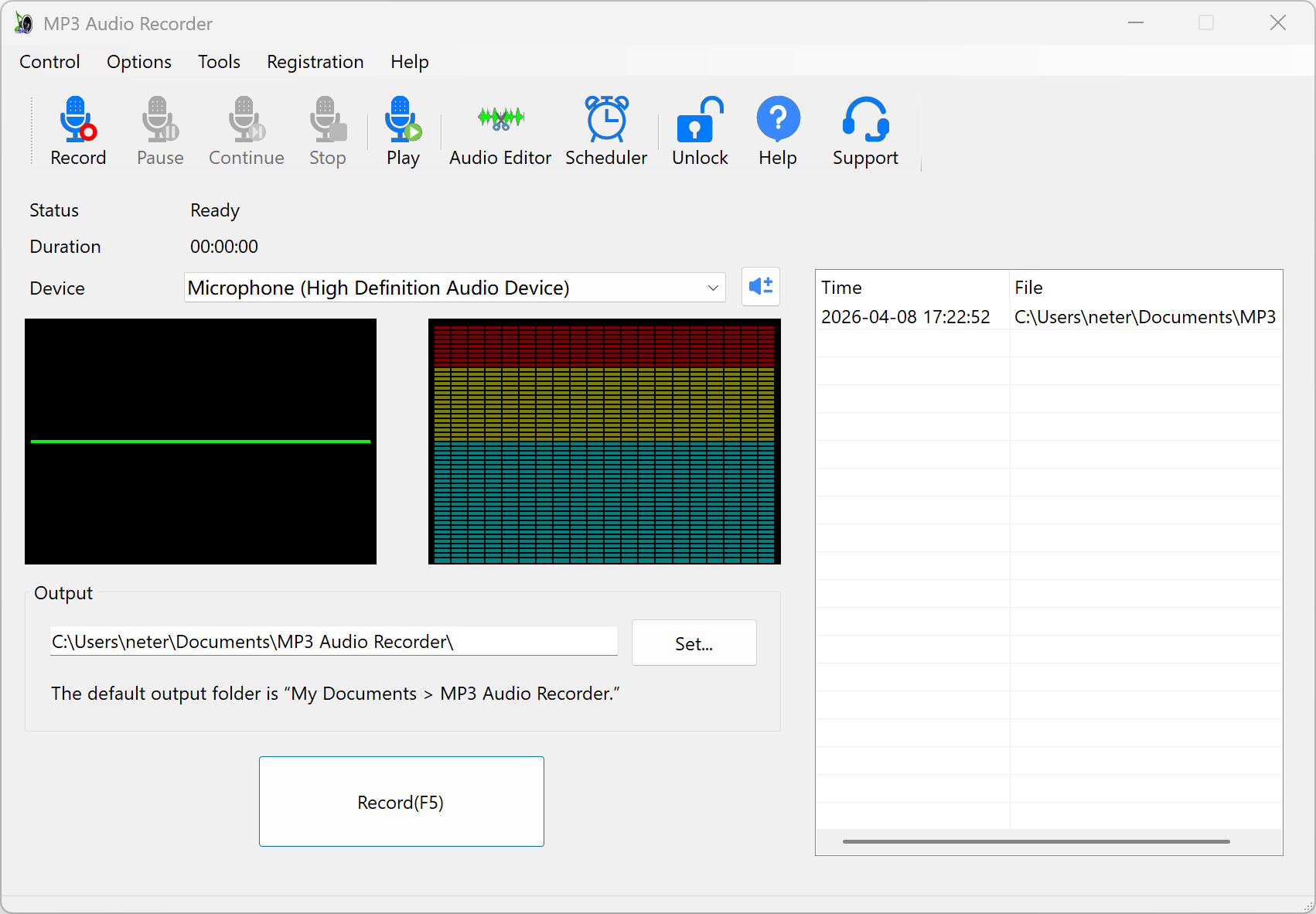 MP3 Audio Recorder