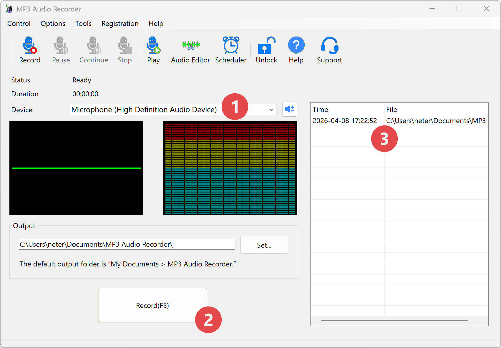 MP3 Audio Recorder