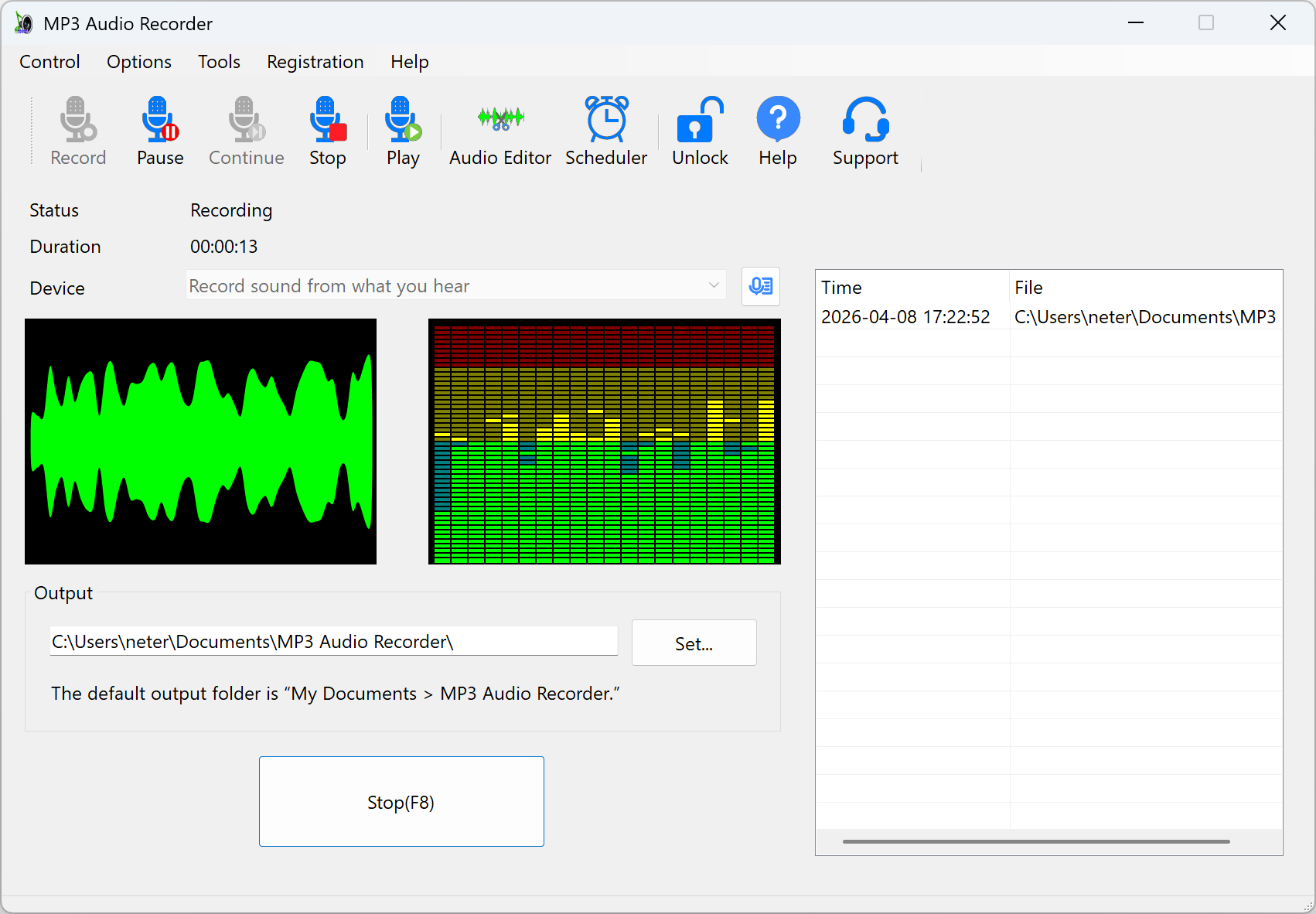 MP3 Audio Recorder